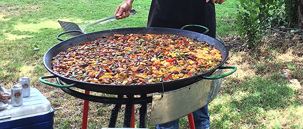 Resultado de imagen para imagenes de paellas de verduras con esparragos