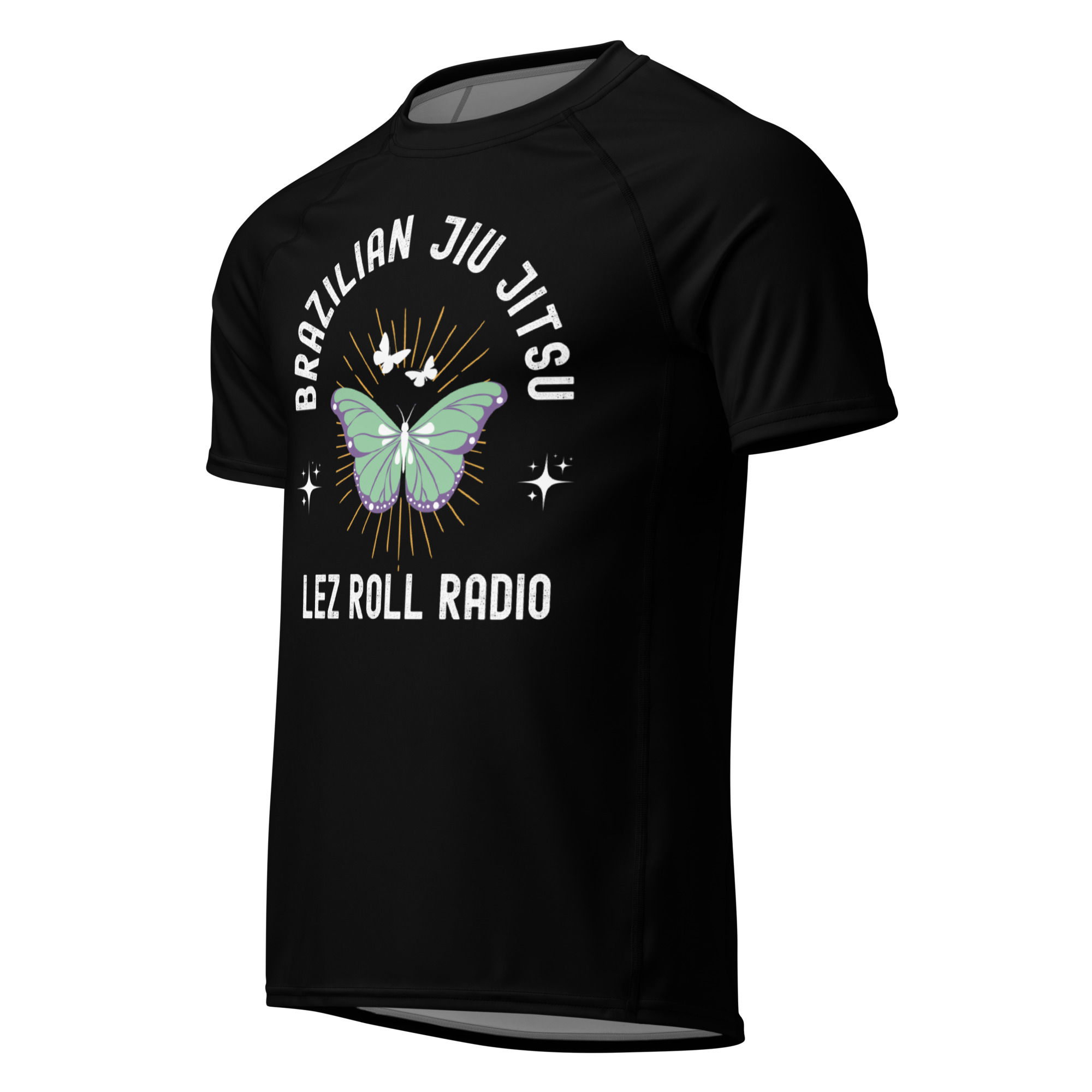 Butterfly: Short Sleeve Unisex Rashguard