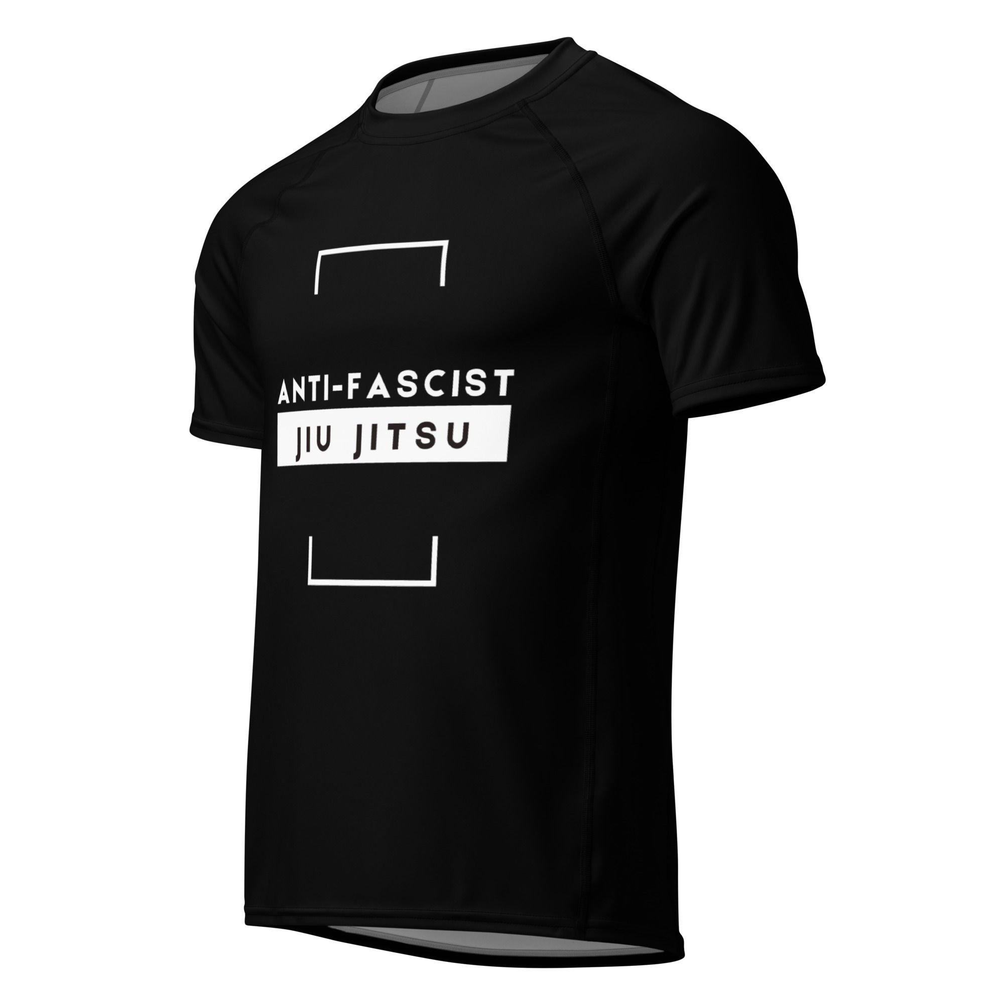 Anti-Fascist (Front Design): Short Sleeve Unisex Rashguard