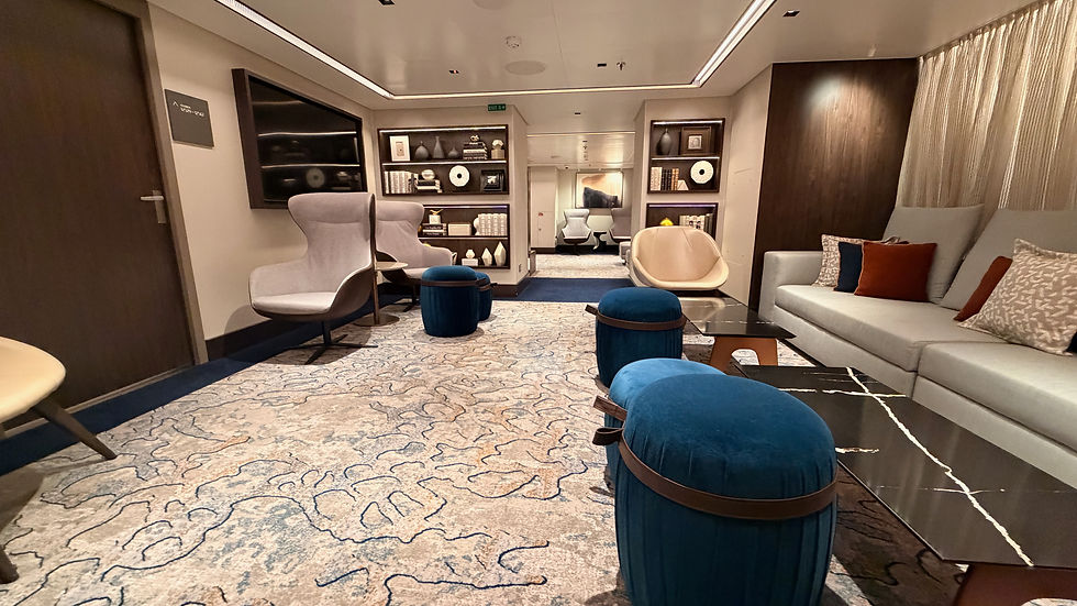 The Solo Studio Lounge of the Norwegian Aqua is a unique concept 