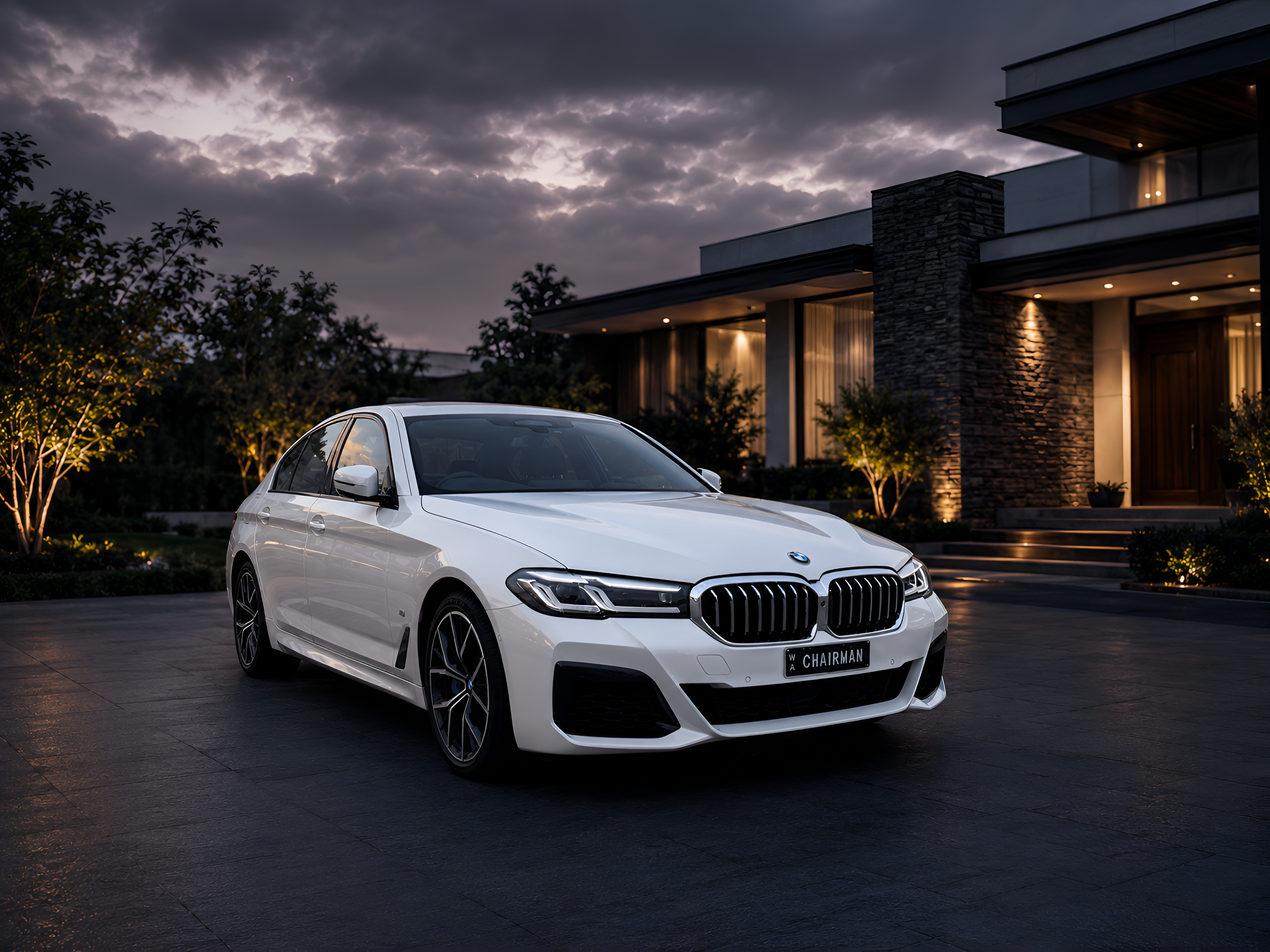 White BMW Chairman's Chauffeured Cars