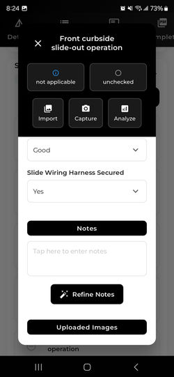 Inspection Point Dialog