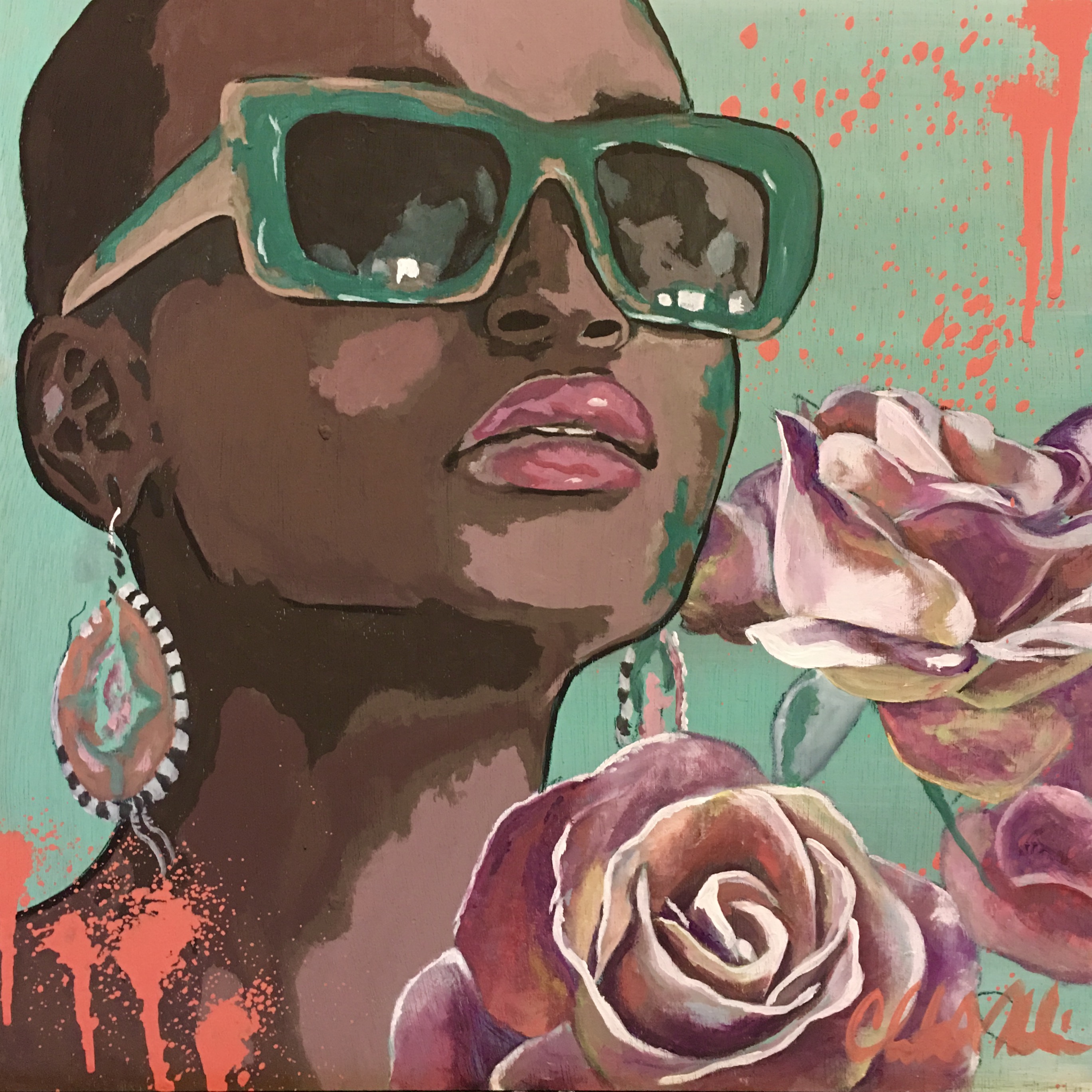 "Cocoa Peach" -SOLD