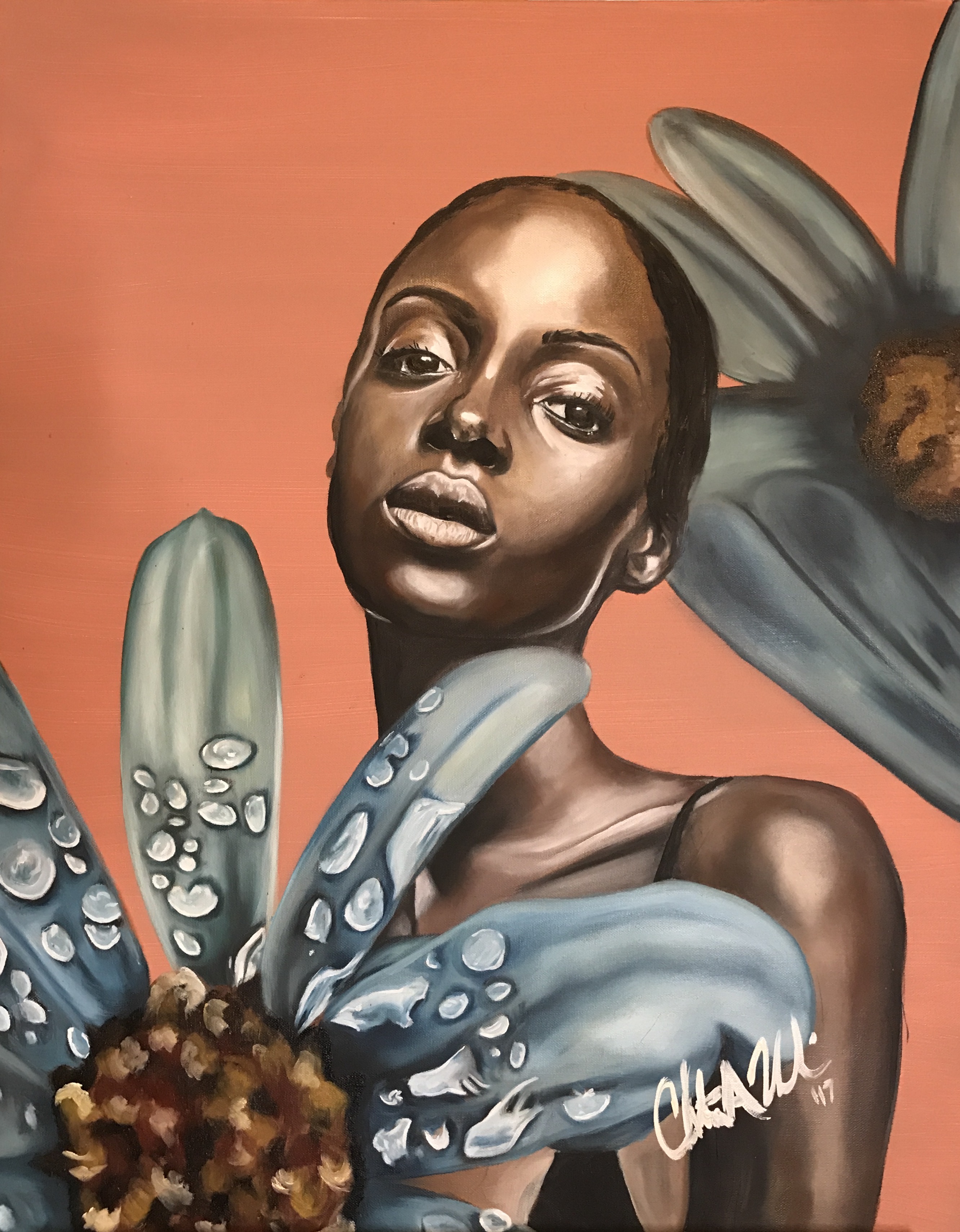 "Flora at Dawn" -SOLD