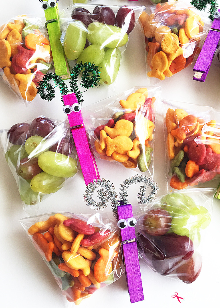 Butterfly snack bags