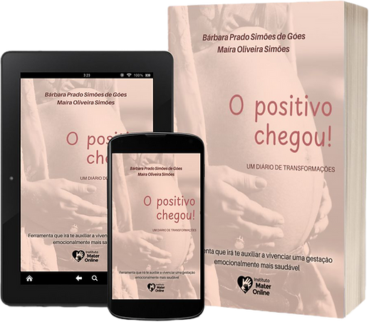Capa do livro - Fotografia da barriga de uma grávida e o título