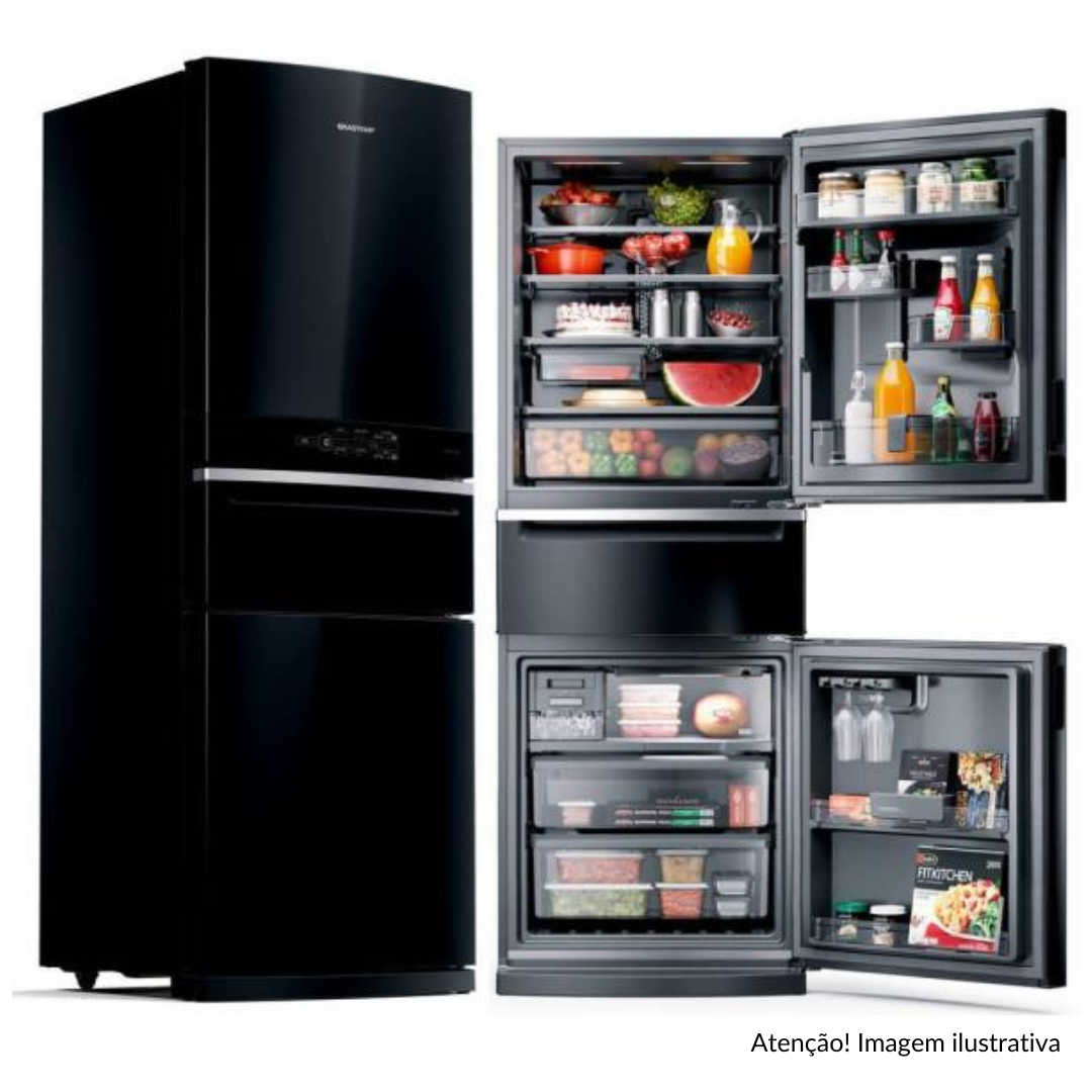 Refrigerador Brastemp Inverse BRY59 419L Frost Free
