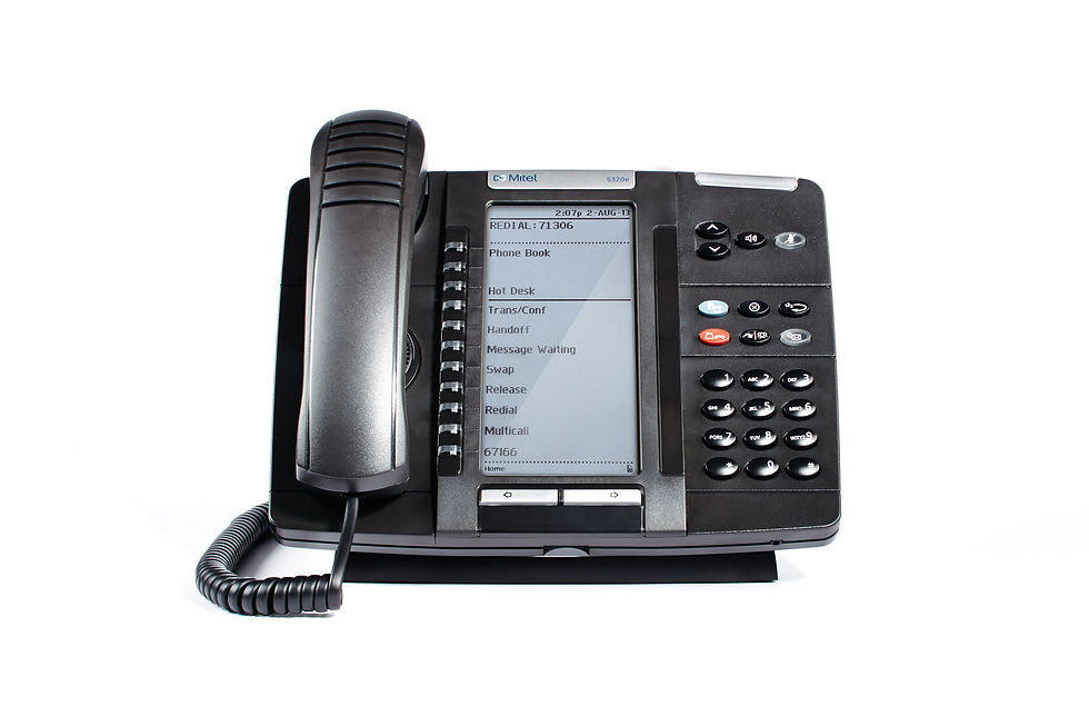 MiVoice 5320e Backlit (Front)