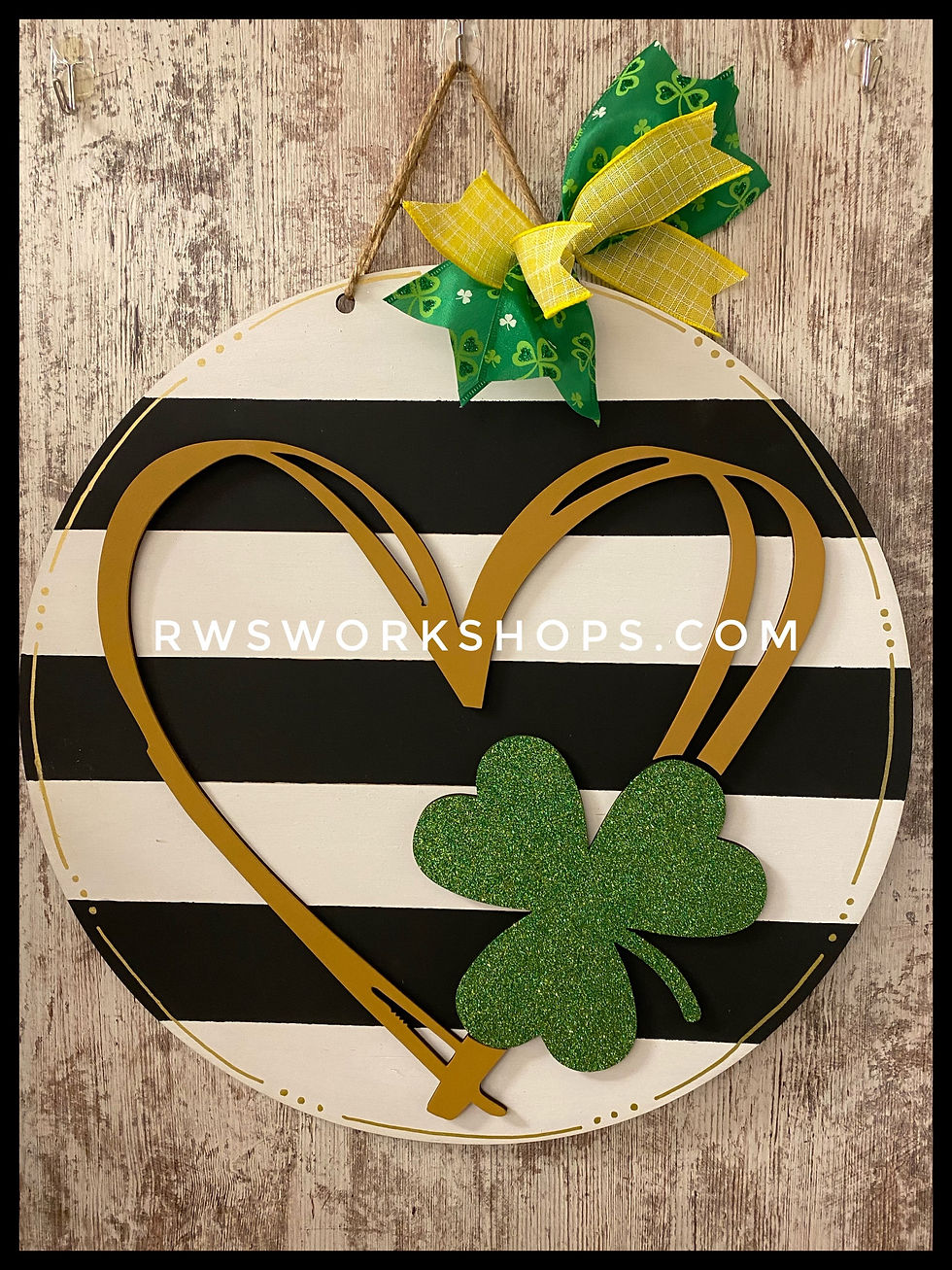 Striped Heart Clovers 2024