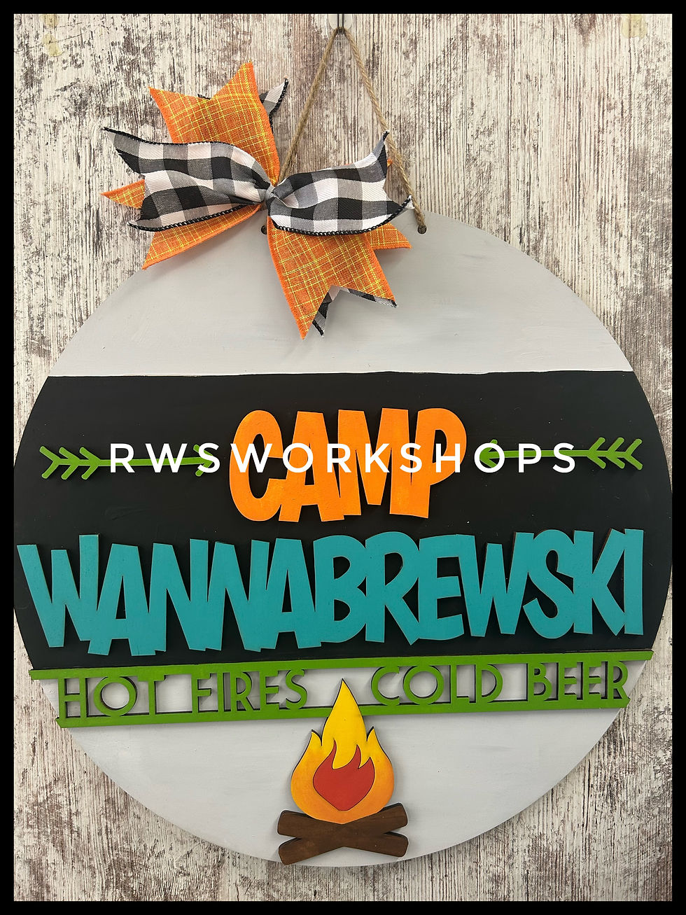 CAMP WANNABREWSKI Sign