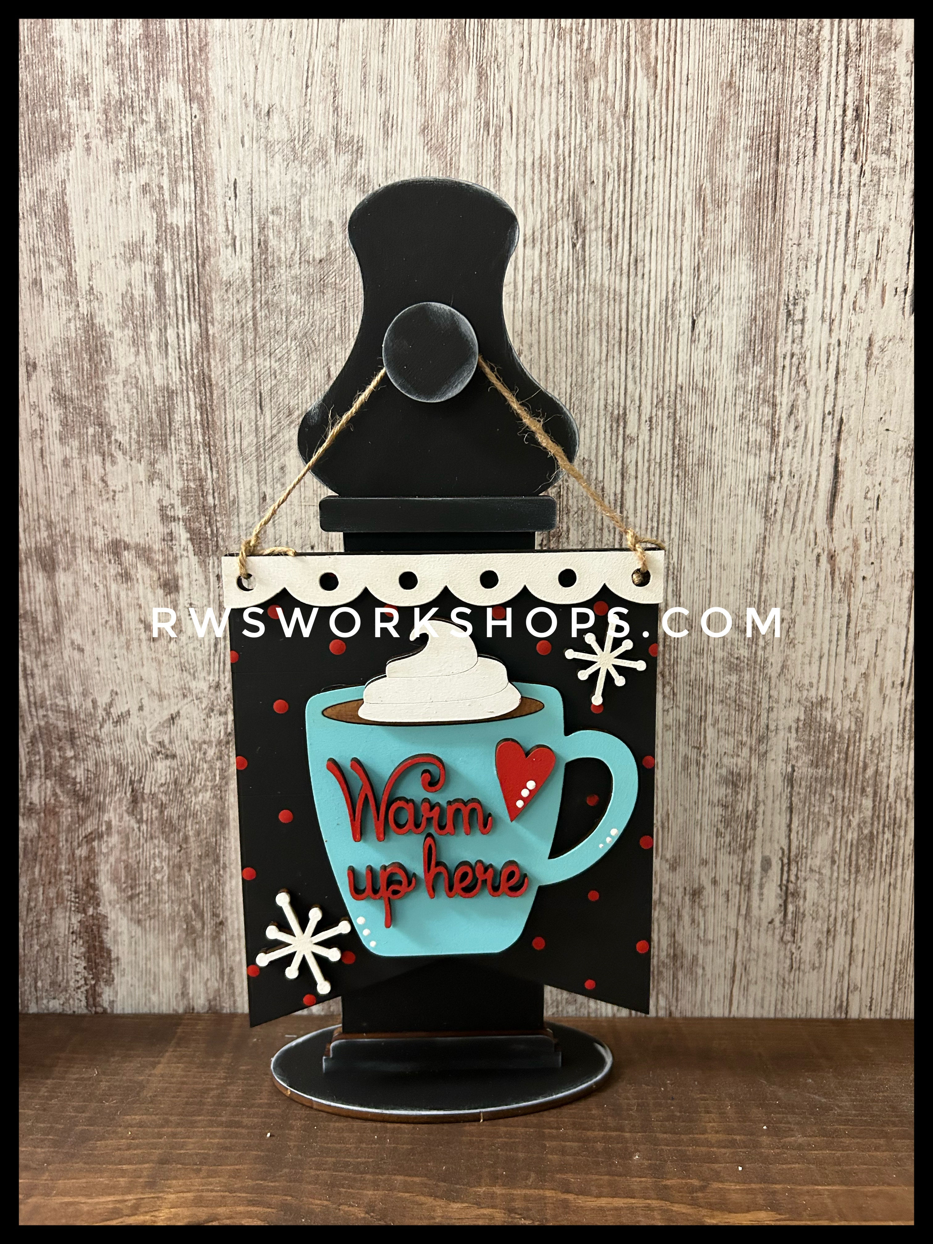 Small Post Sign & Optional Stand - Christmas / Winter