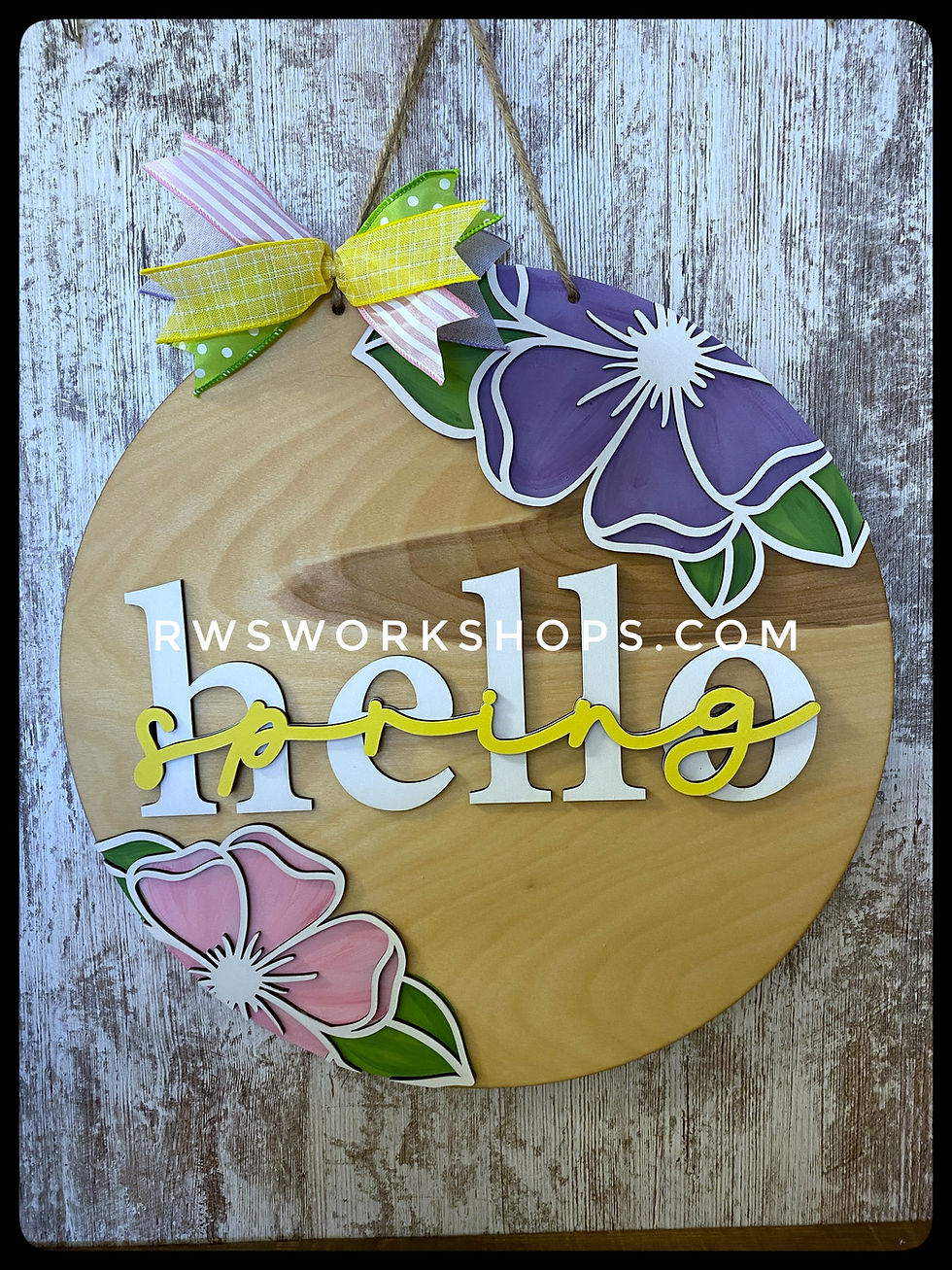 Hello Spring Half Flowers