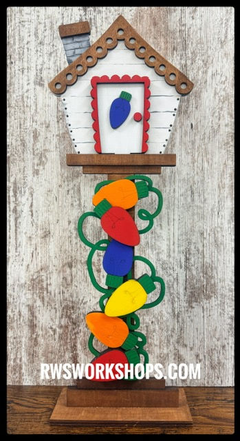 Tangled Lights Interchangeable - Fits Birdhouse Sandwich Board