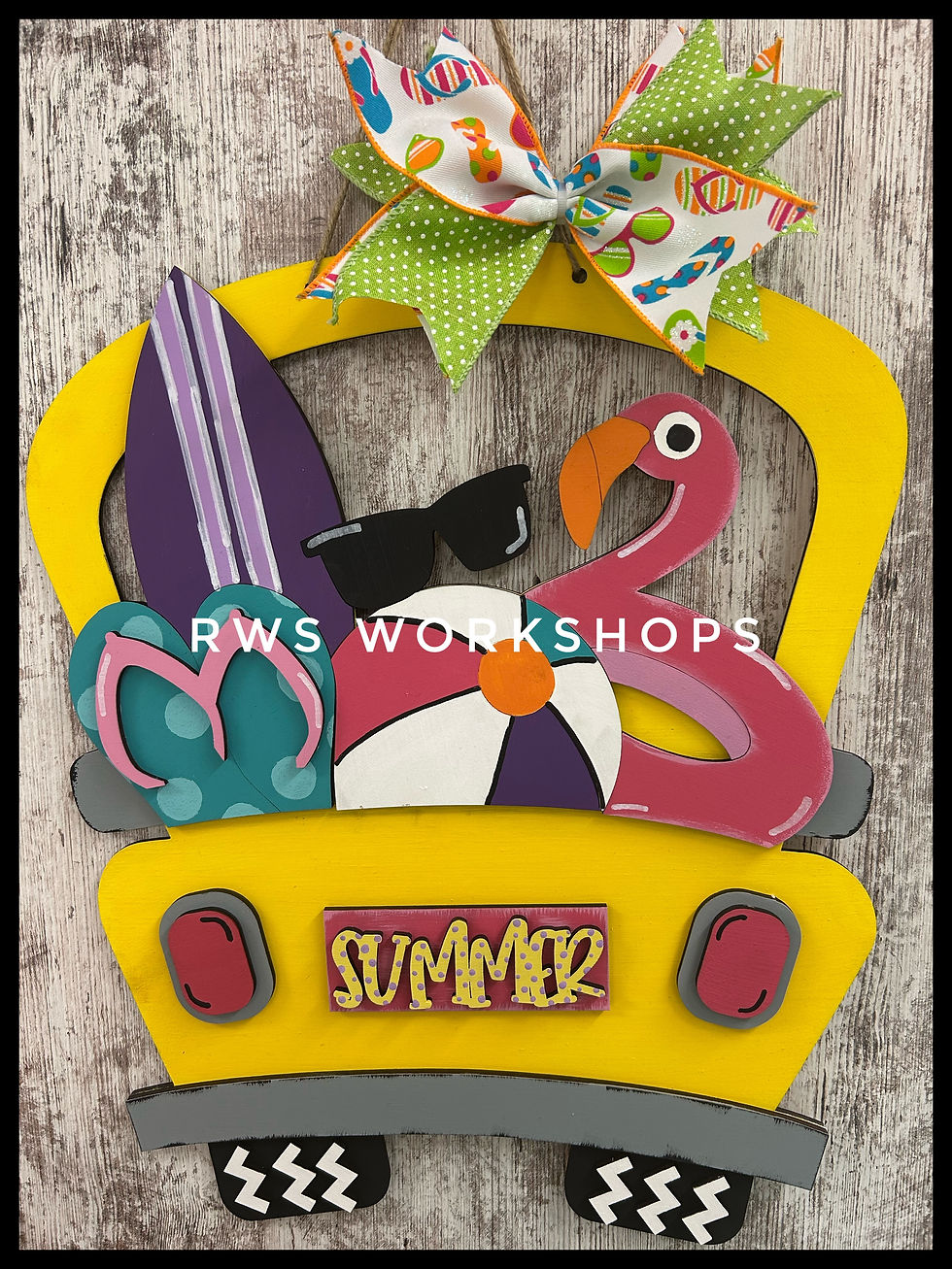 Summer Beach Truck Sign