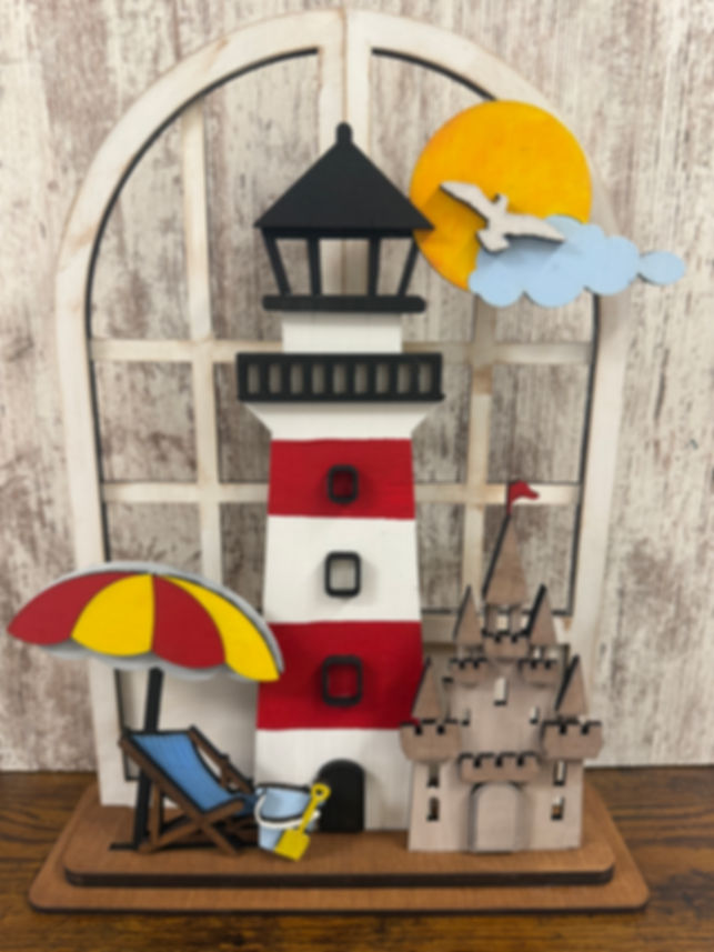 Lighthouse-  Interchangeable Window Pane Insert