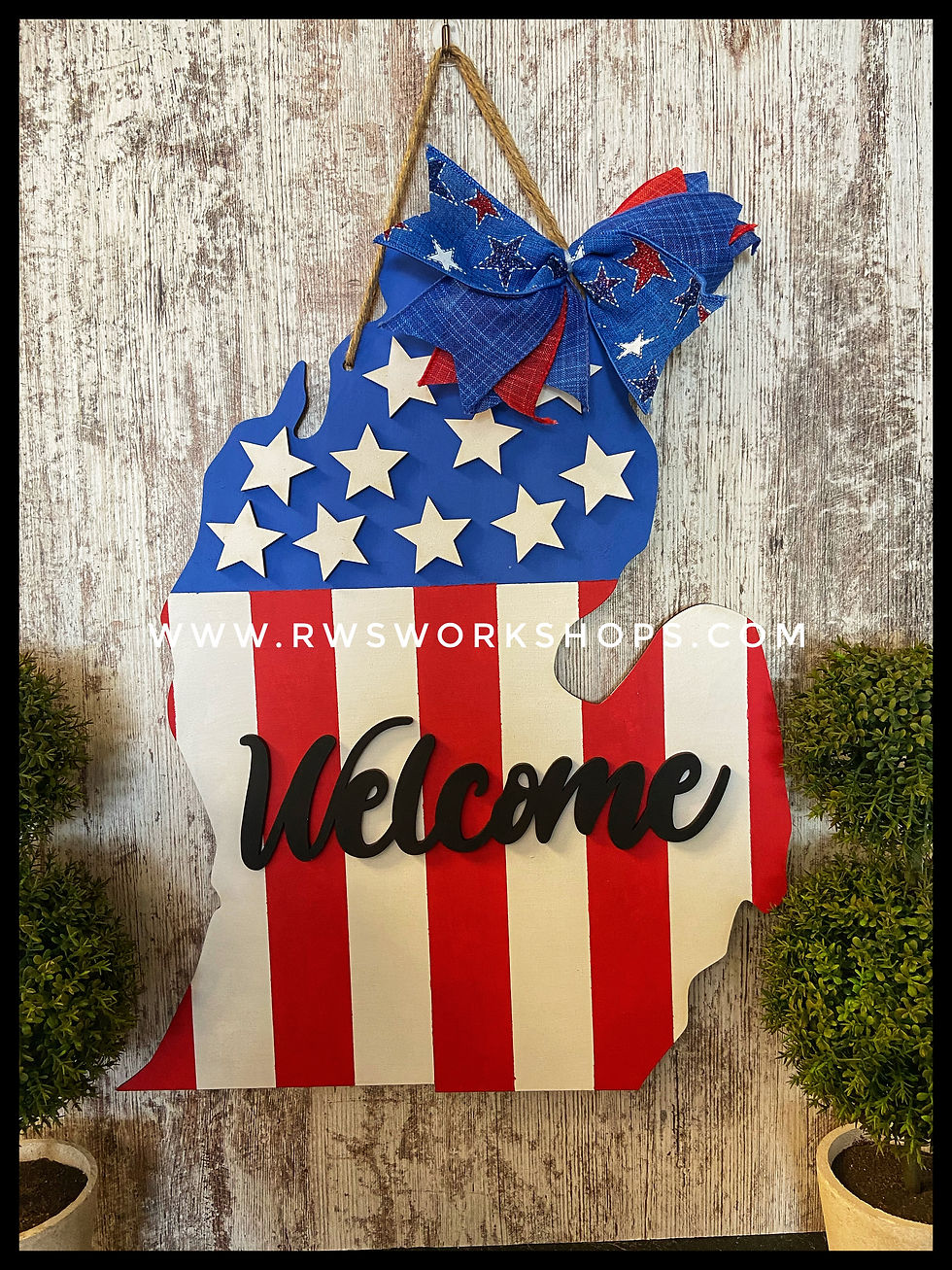 Michigan Door Hanger