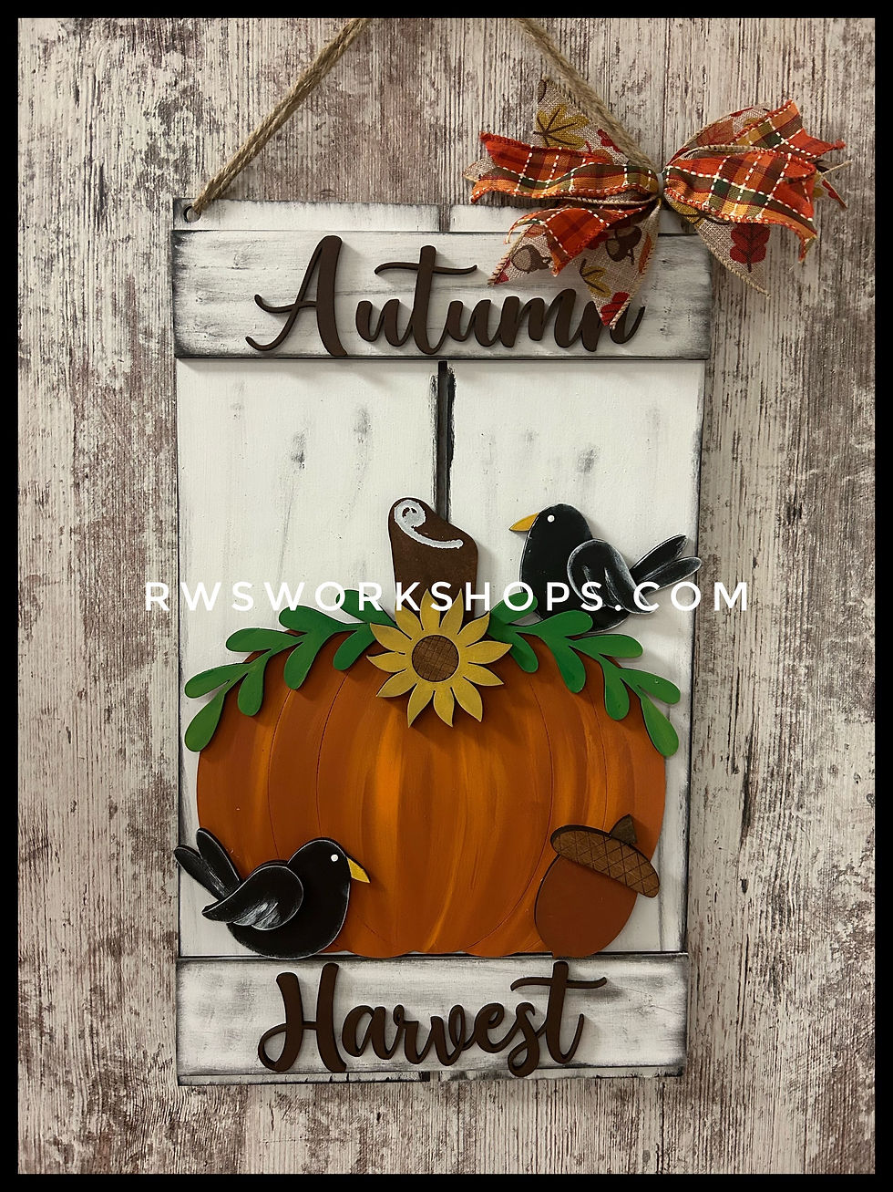 Autumn Harvest Faux Pallet