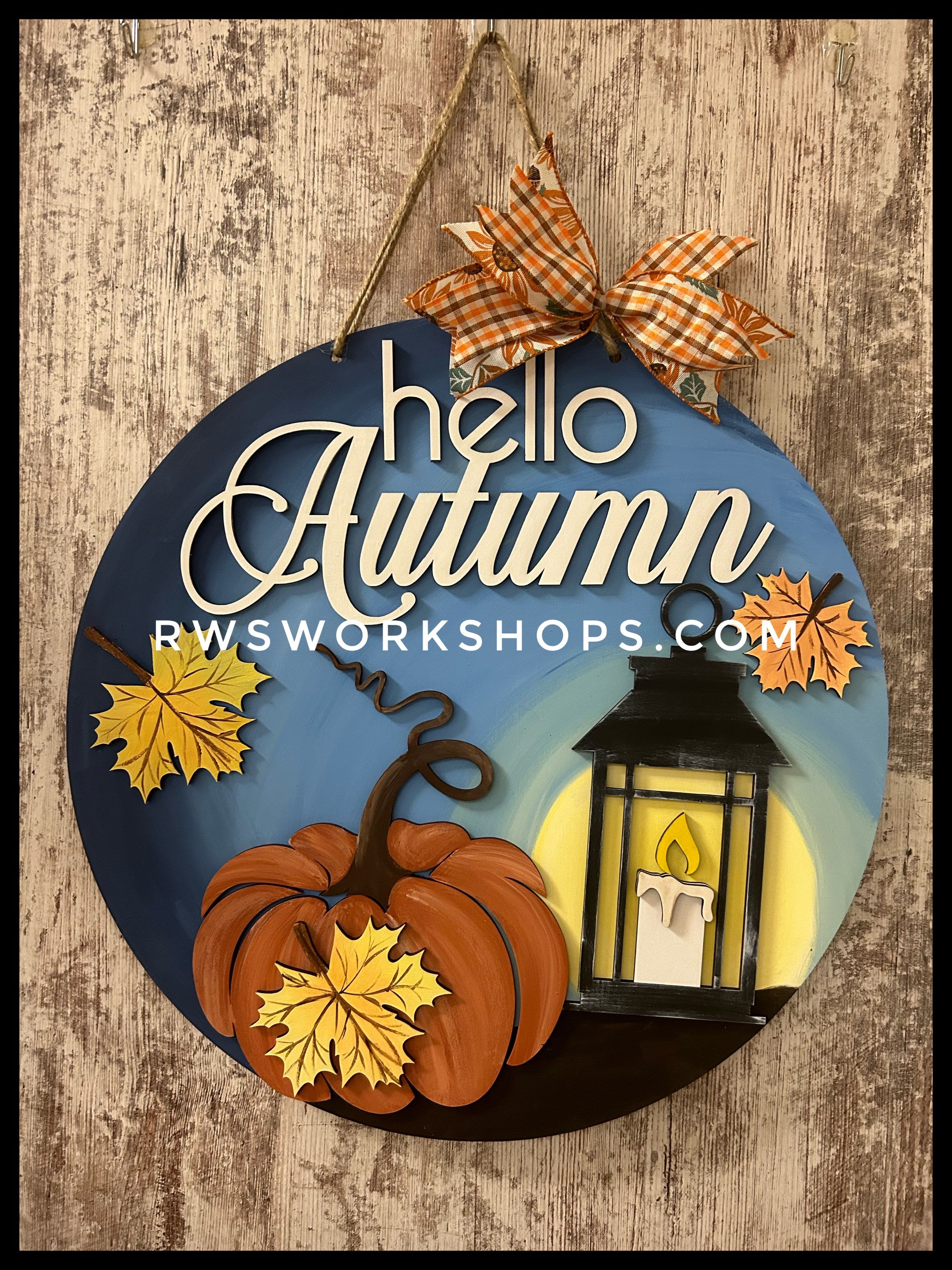 Hello Autumn Lantern