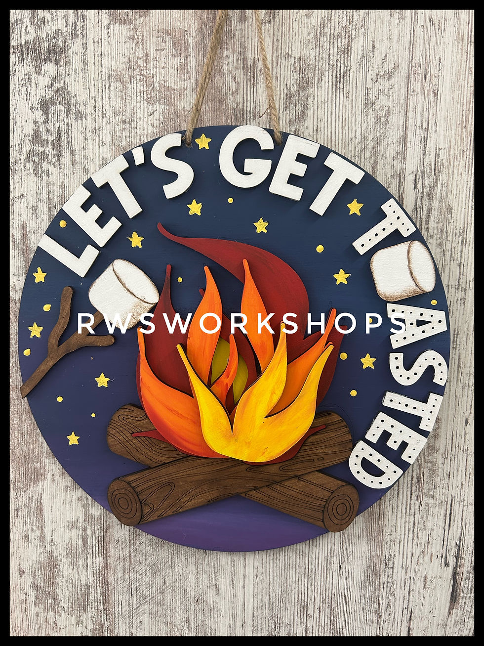 Let's Get Toasted Sign