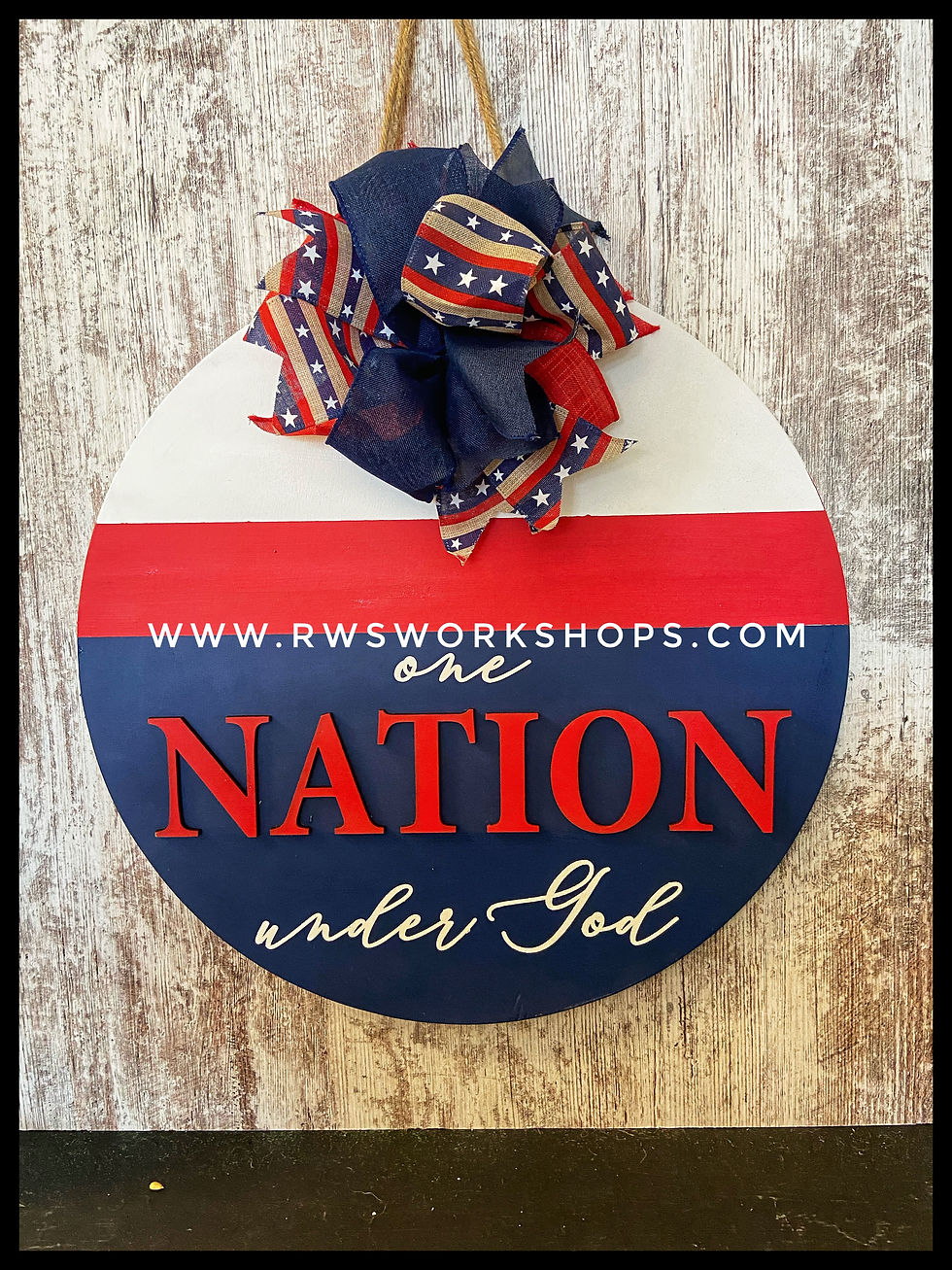 One Nation Door Hanger