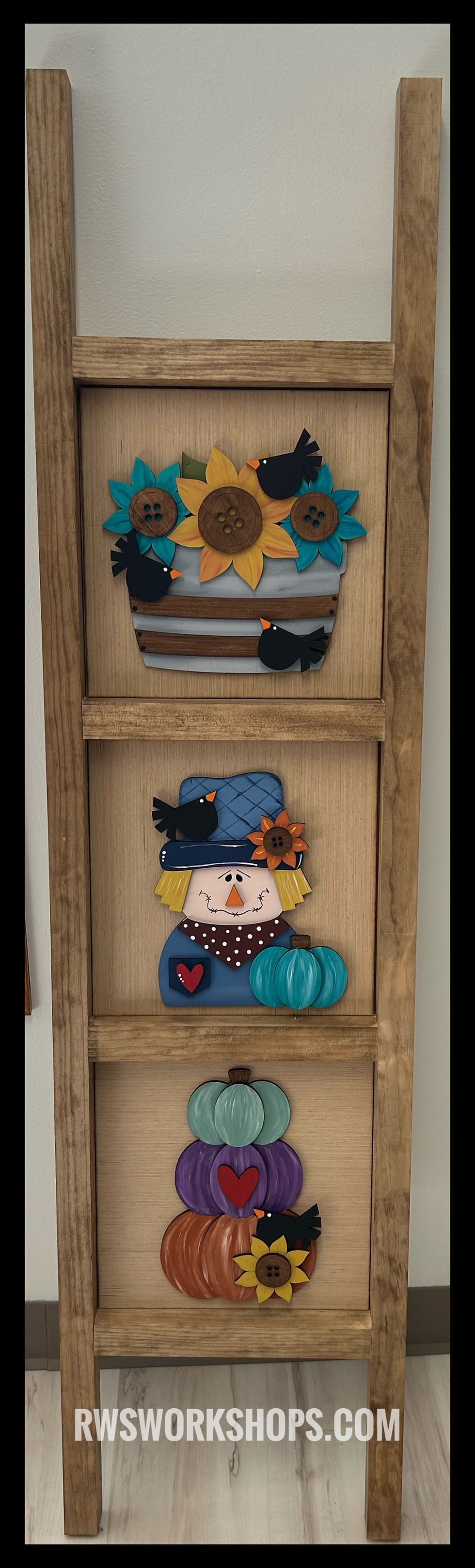 Interchangeable Leaning Ladder - 5' Fall/Autumn Set