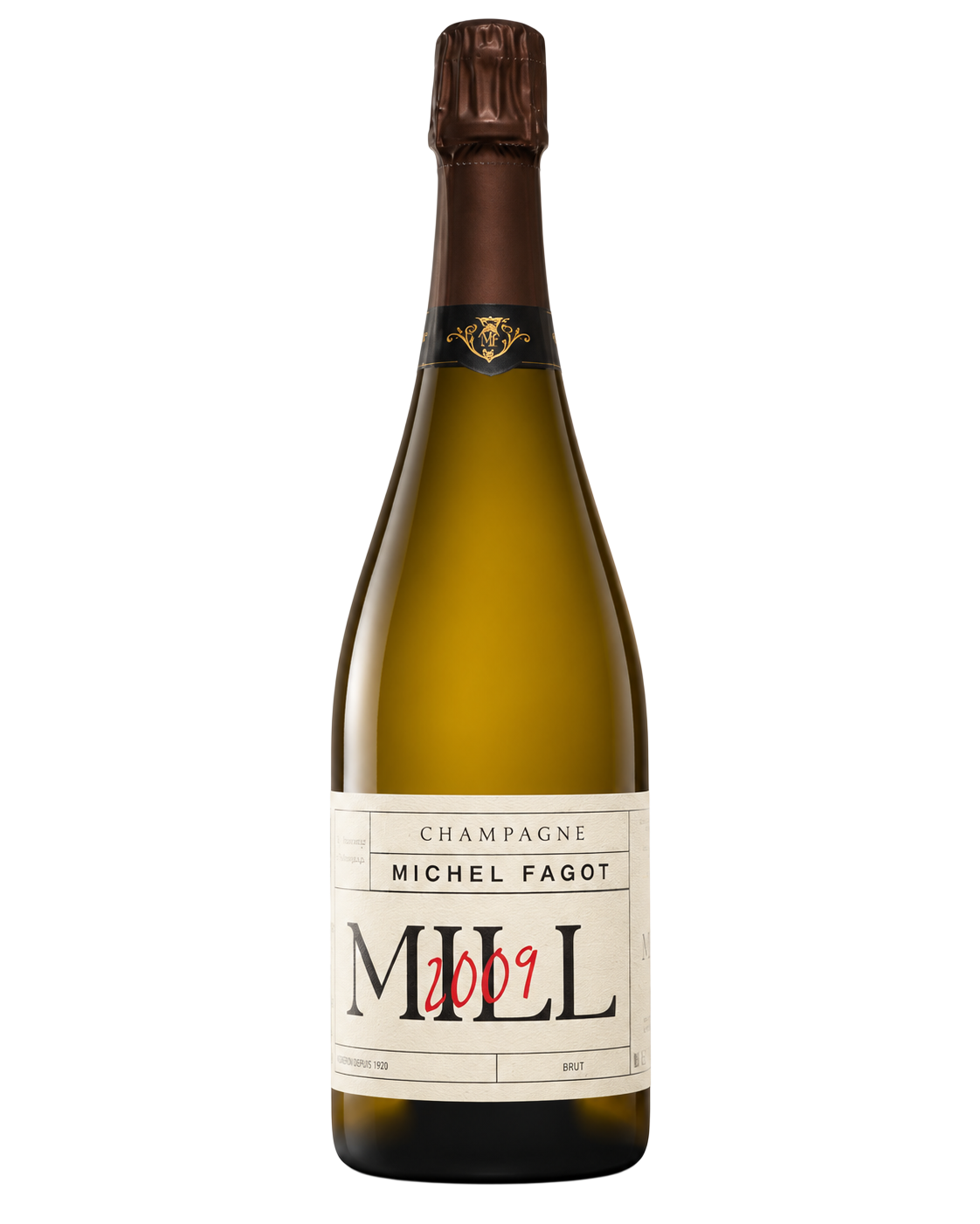 Millésime 2009 Premier Cru - 15 jaar gerijpte vintage Champagne - Michel Fagot