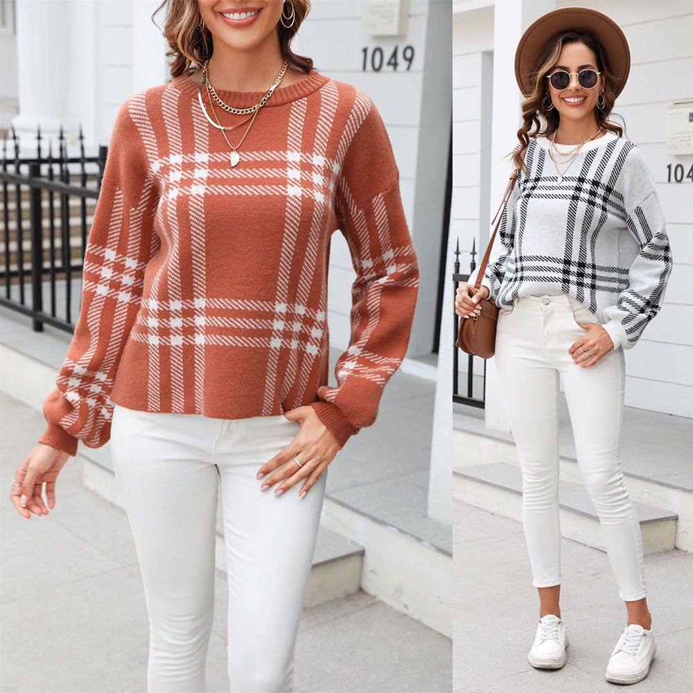 2023 Fall Winter Women's Fashion Knit Sweater