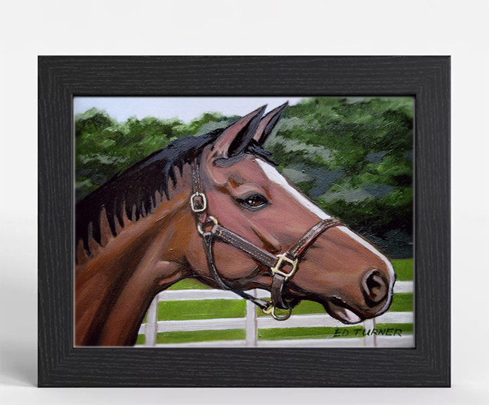 "Horse Oil Painting" Print