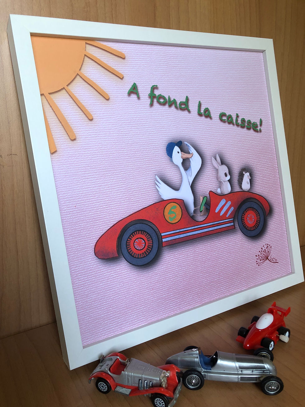 Miniature : Affiche Chambre Enfant : A Fond la Caisse !