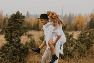 Bohemiskt bröllop - stylad fotografering i Östersund