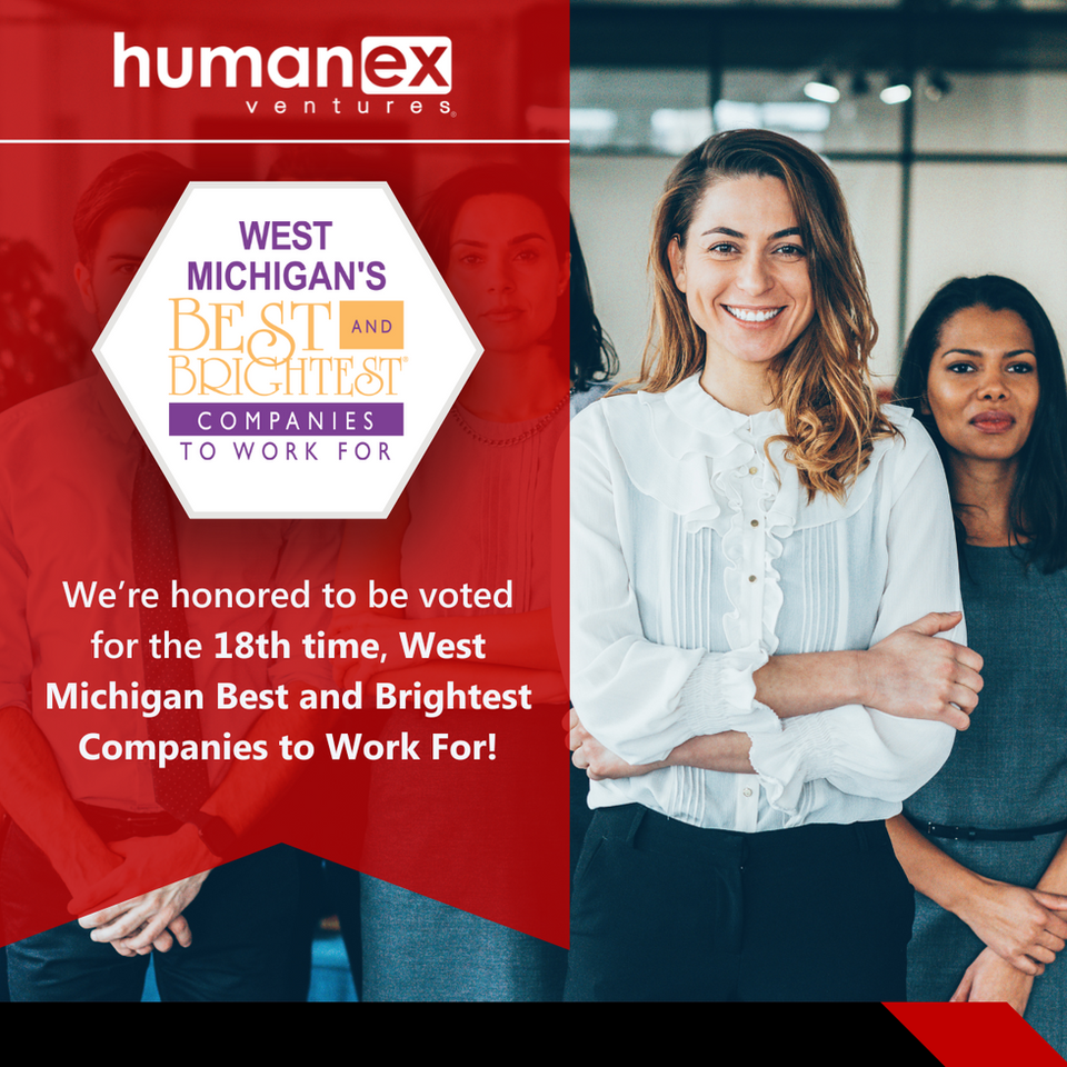 Humanex Ventures recognized as West Michigan's Best and Brightest Companies to Work For