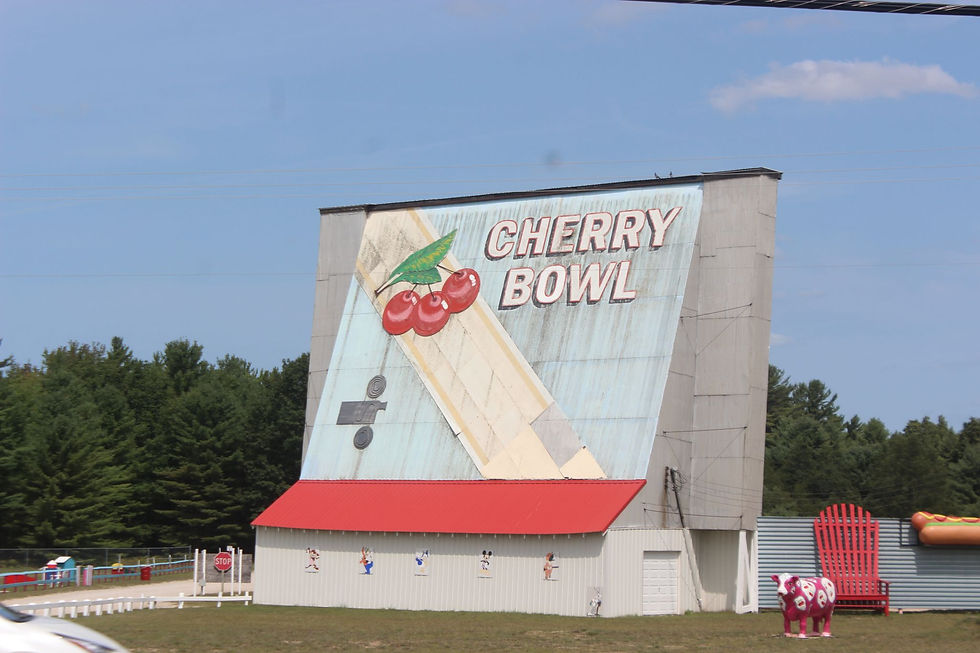 Cherry Bowl Drive-in (just outside of Traverse City, Michigan)