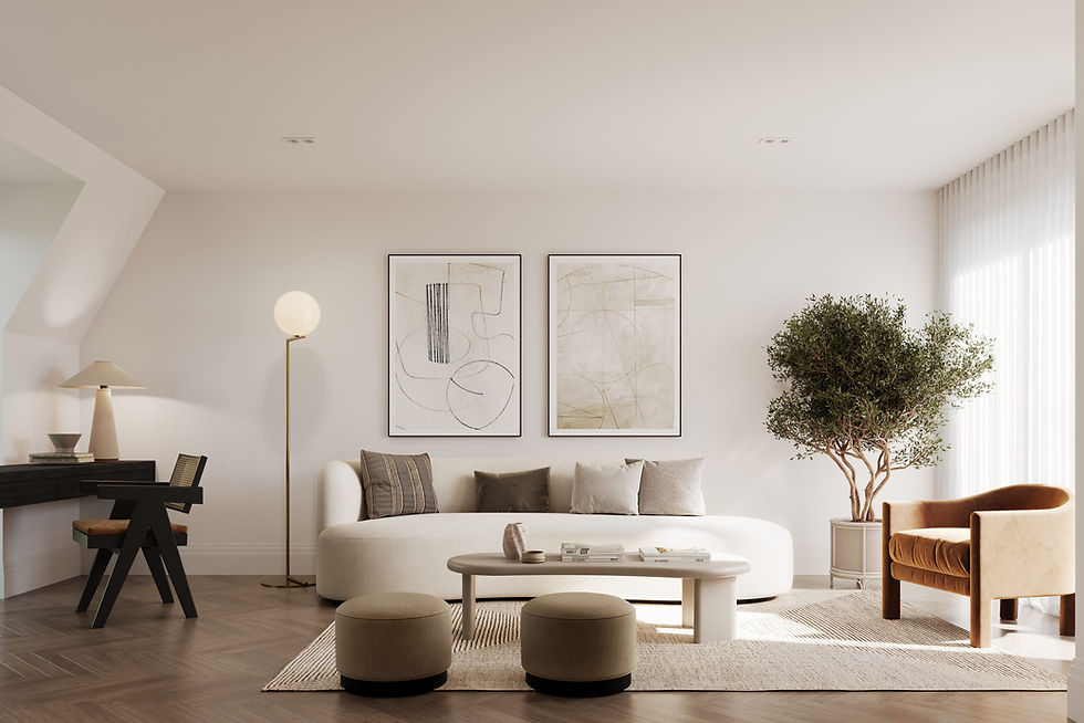 Grand Union Row - Living Room