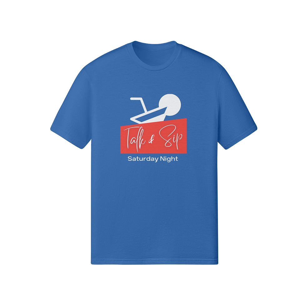 Thumbnail: Talk and Sip Saturday Night T-Shirt 