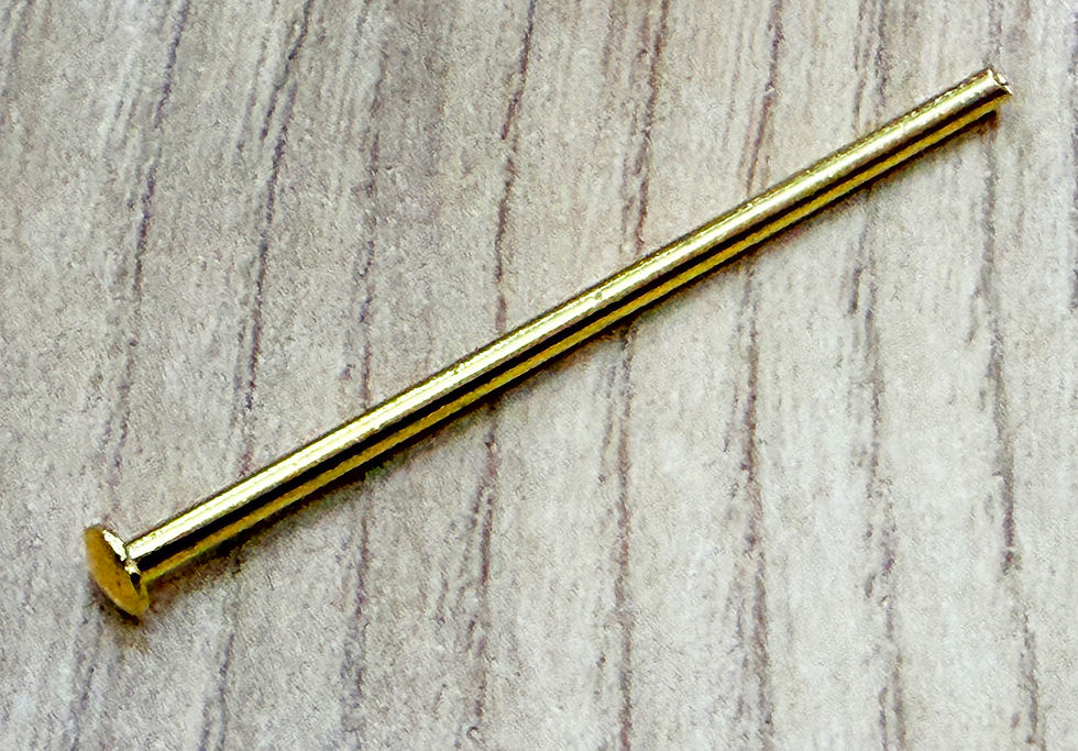 Rivet en laiton pour éventail