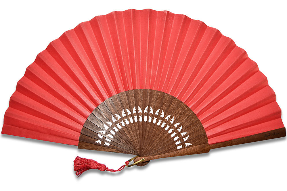Eventail rouge