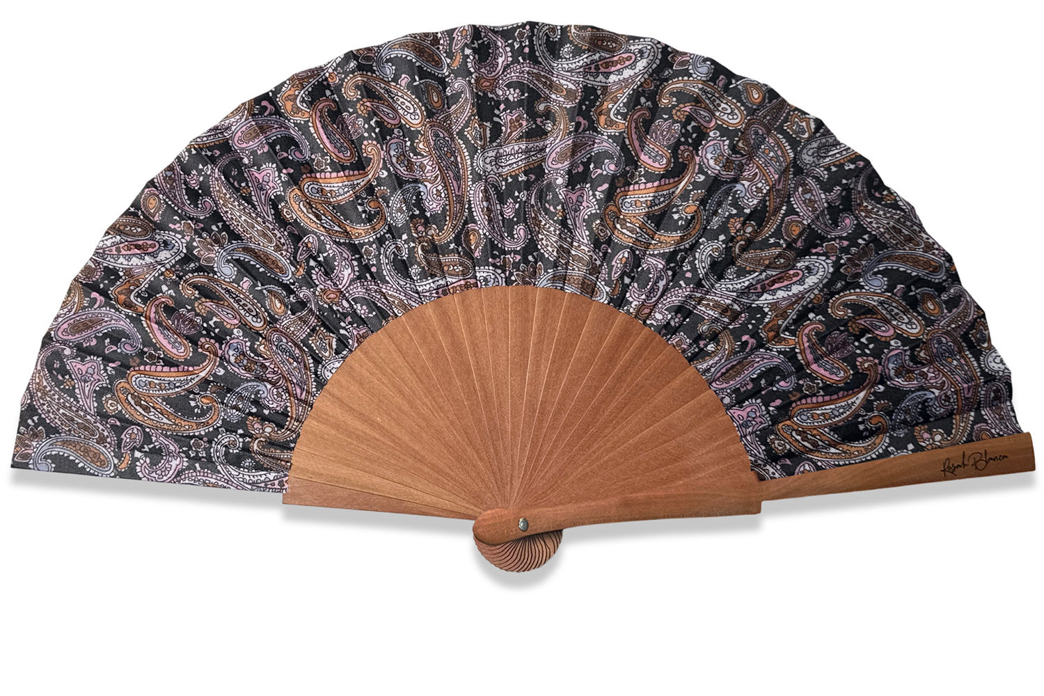 éventail chic en bois