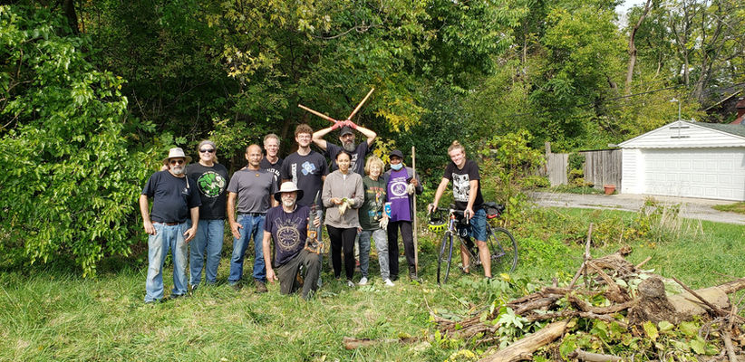 Tiny Home, Beloved Community Village, emergency shelter, Detroit, East side, New Path Villages, clean up, tree removal, NPV