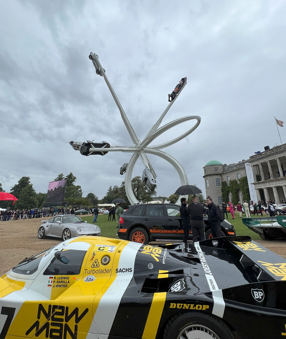 Kunst auf dem Goodwood Festival of Speed