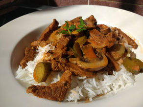 Hovädzí stroganov