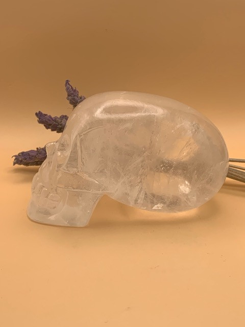 Thumbnail: Quartz Alien Skull - 4 1/2”