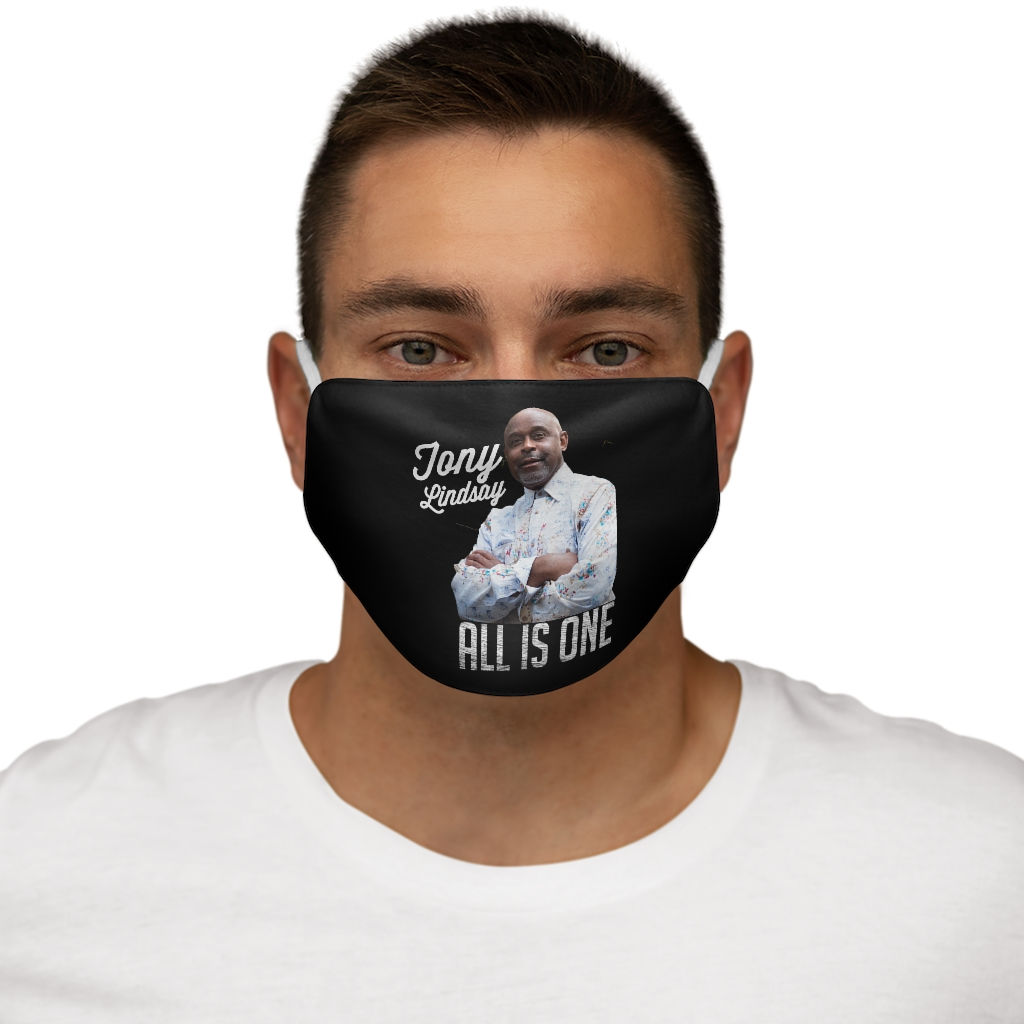 'All Is One Tony Lindsay' Snug-Fit Polyester Face Mask