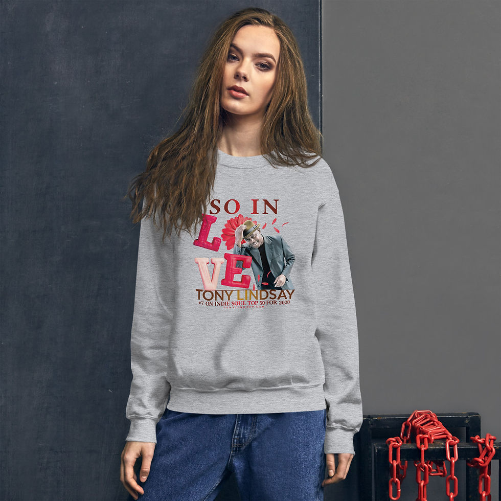 Thumbnail: Women Sweatshirt "So In Love" Tony Lindsay