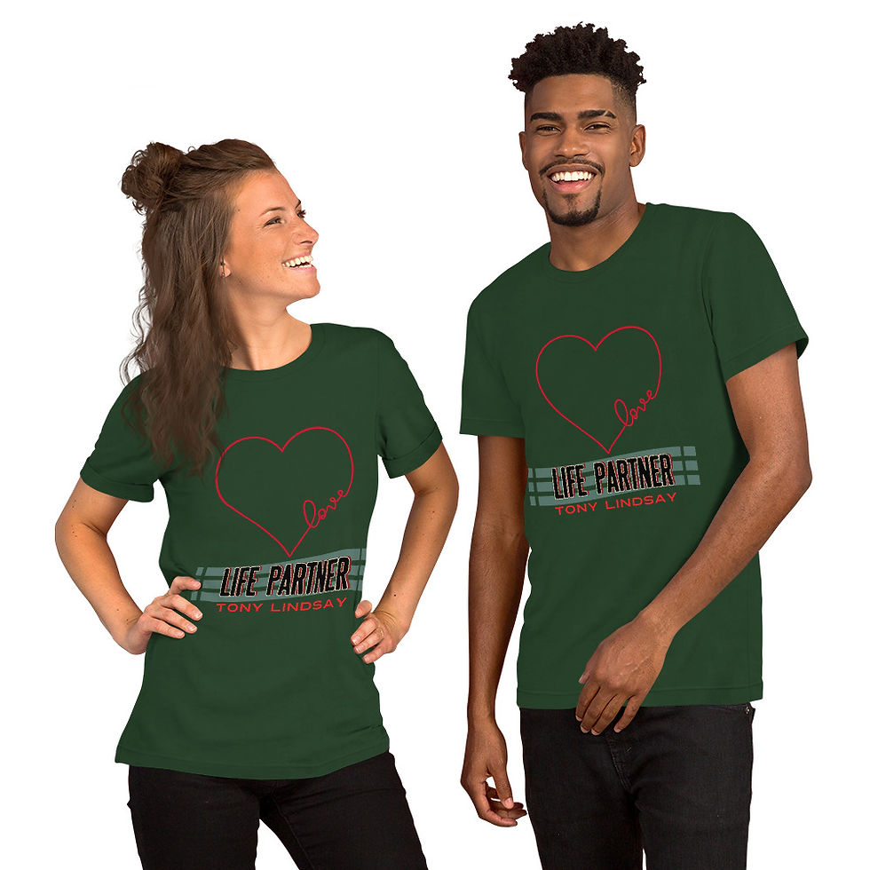 Thumbnail: Short-Sleeve T-Shirt Life Partner Heart - Tony Lindsay