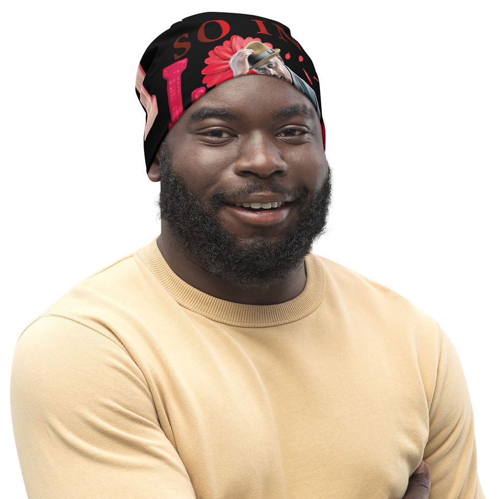 Thumbnail: All-Over Print Beanie  "So In Love" Tony Lindsay