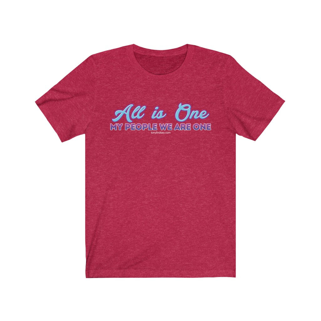 'All is one—My people we are one' Women Jersey Short Sleeve Tee