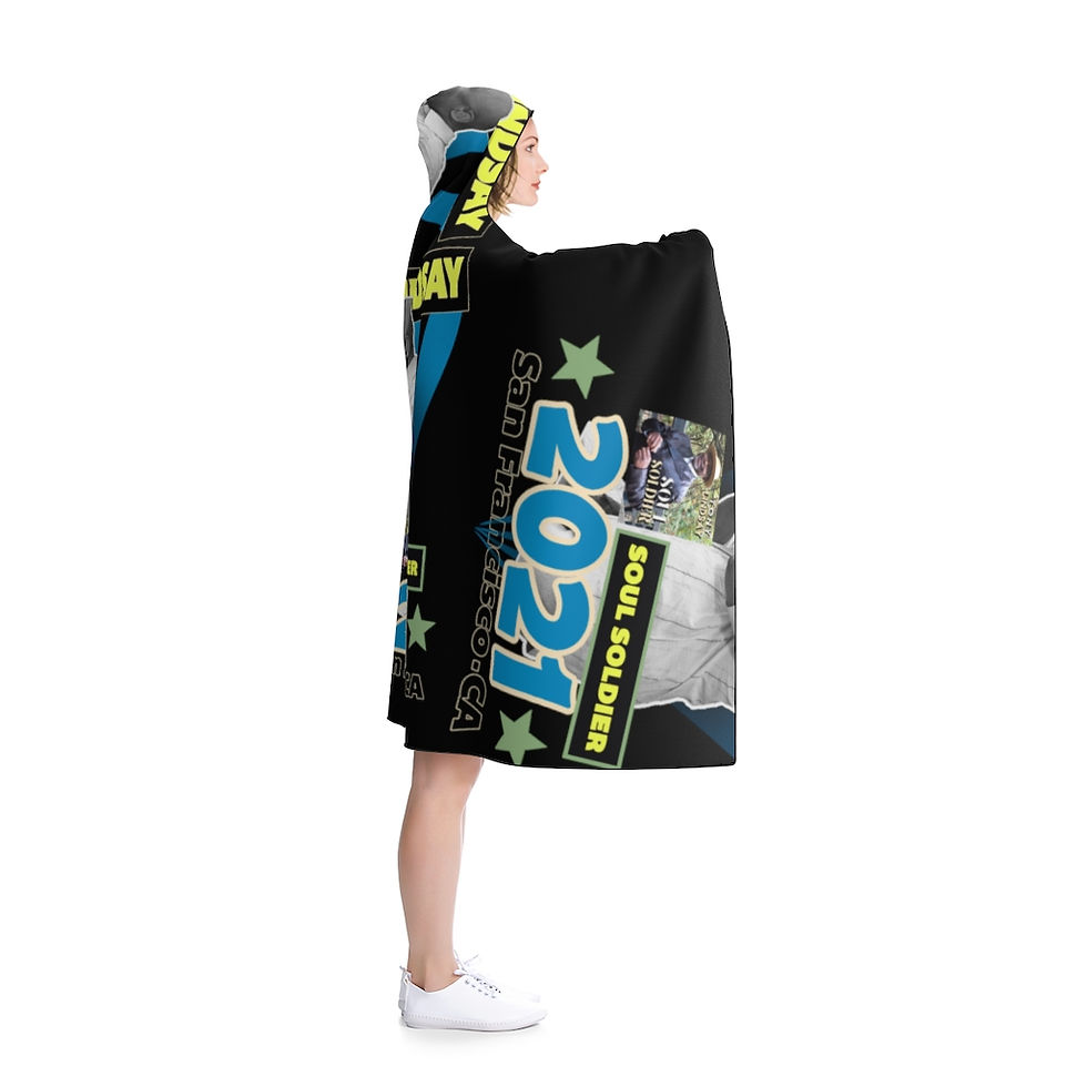 Thumbnail: Hooded Blanket SOUL SOLDIER San Francisco