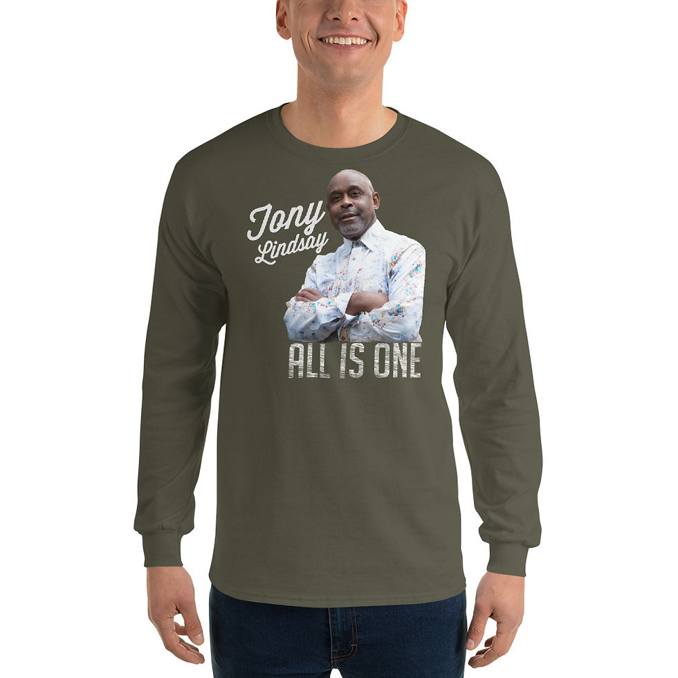 Thumbnail: Men’s Long Sleeve Shirt  'ALL IS ONE' Tony Lindsay