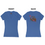 Thumbnail: Women's Jersey Short Sleeve Deep V-Neck Tee