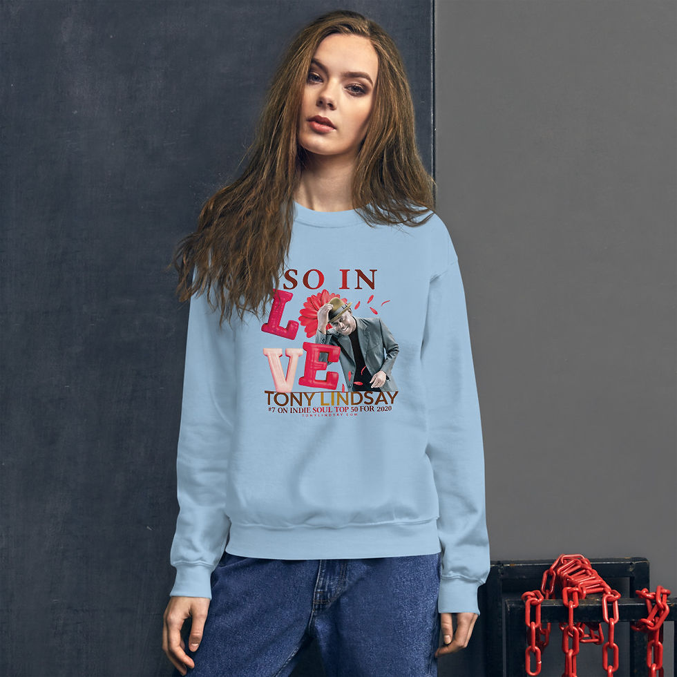 Thumbnail: Women Sweatshirt "So In Love" Tony Lindsay